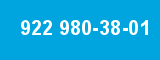 922 980-38-01